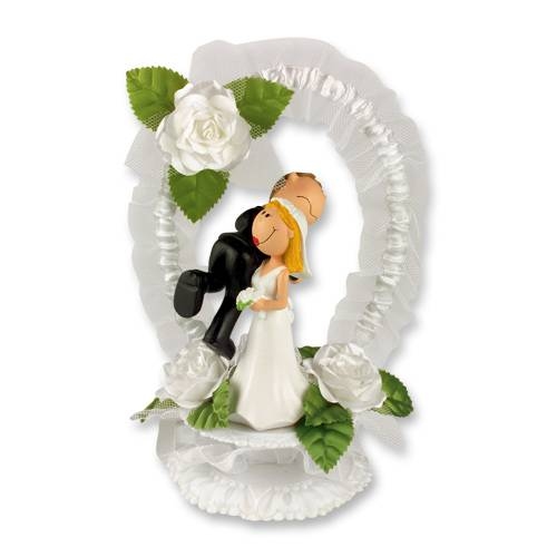 Svatební figurka na dort 1ks ženich na