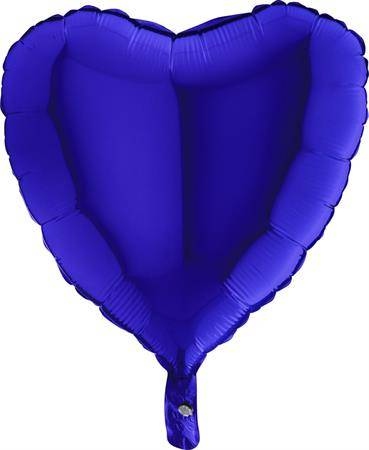 Nafukovací balónek modré srdce 46