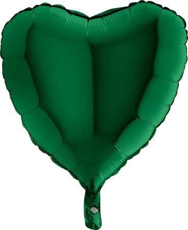 Nafukovací balónek zelené srdce 46
