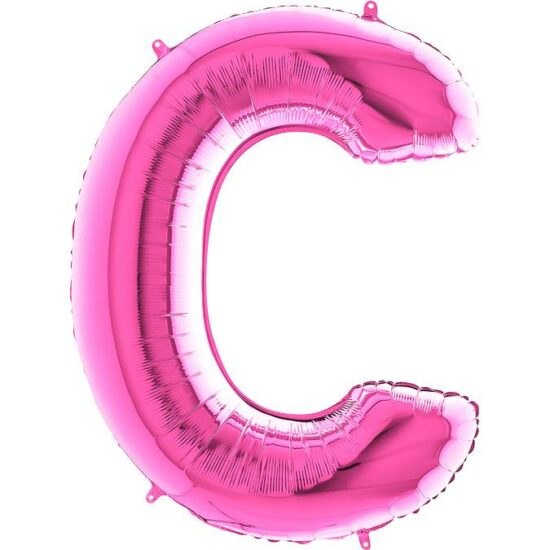Nafukovací balónek písmeno C růžové 102