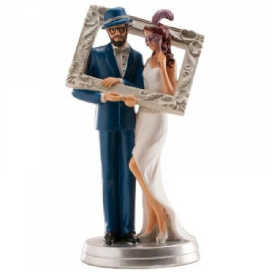 Svatební figurka na dort 18cm v