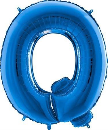 Nafukovací balónek písmeno Q modré 102
