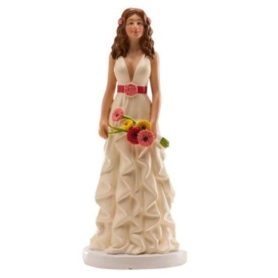 Svatební figurka na dort 16cm ona v