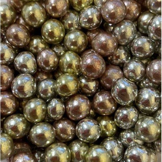 Cukrové zdobení choco balls metallic mix