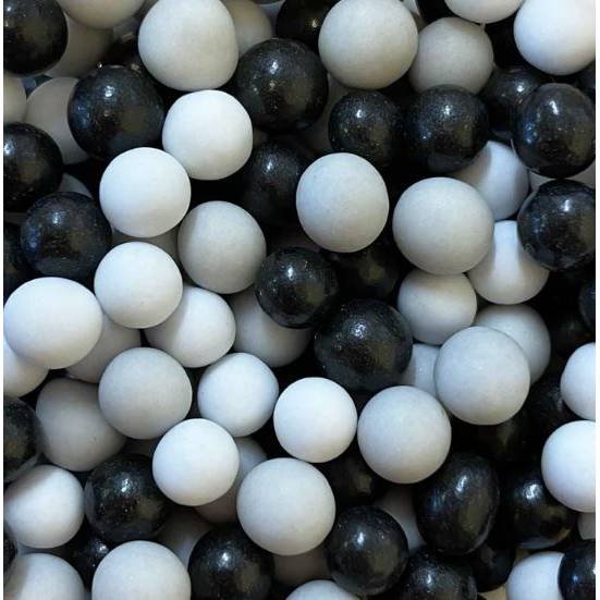 Cukrové zdobení choco balls monochrome