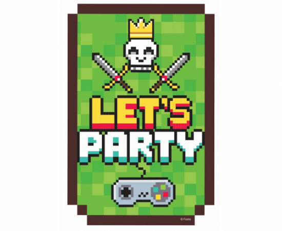 Párty pozvánka Minecraft 6ks
