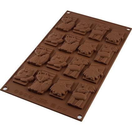 Silikonová forma na čokoládu zvířátka