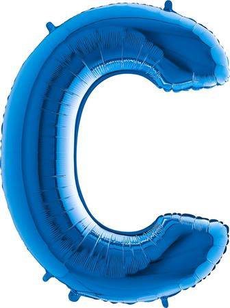 Nafukovací balónek písmeno C modré 102