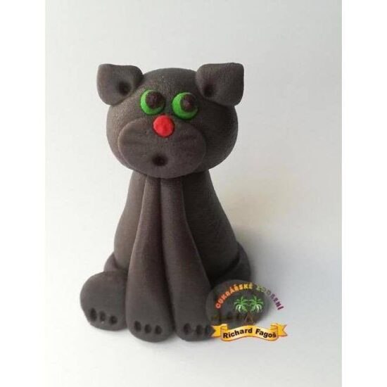 Figurka na dort kočka černá 5cm z