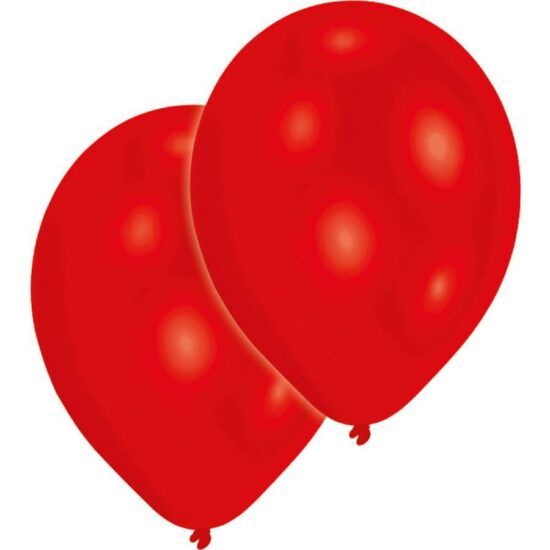 Latexové balónky červené 10ks 27