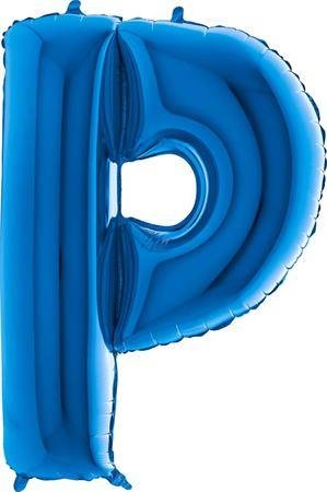 Nafukovací balónek písmeno P modré 102