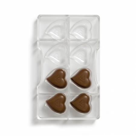 Forma na čokoládu srdce