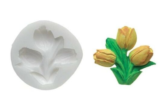 Silikonová forma na fondán- tulipány