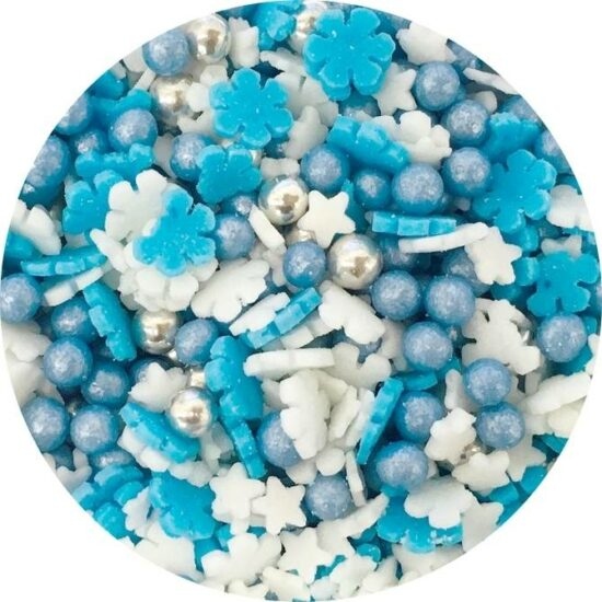 Cukrový mix modro-bílý (50