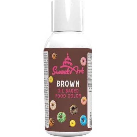 SweetArt olejová barva Brown