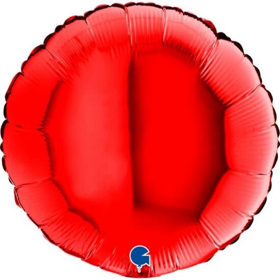 Nafukovací balónek kulatý 46cm červený