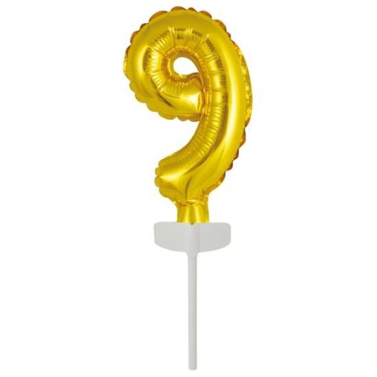 Fóliový balónek zlatý mini - zápich do