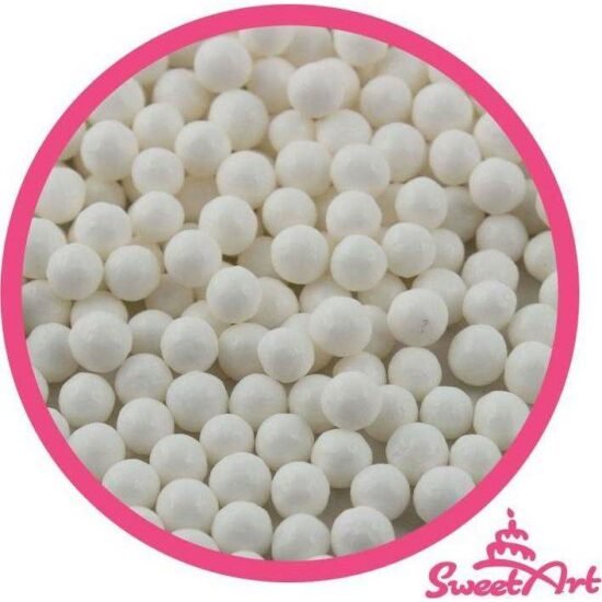 SweetArt cukrové perly bílé 5