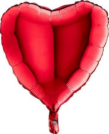 Nafukovací balónek červené srdce 46