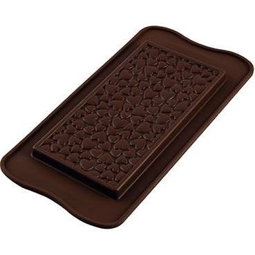 Silikonová forma na čokoládu – tabulka