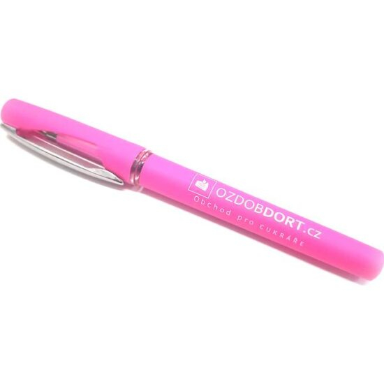 Růžové gelové pero