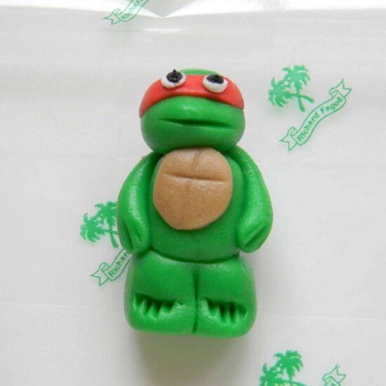 Figurka na dort želva ninja 5cm Raphael