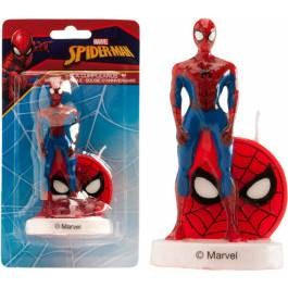 Dortová figurka Spiderman se svíčkou