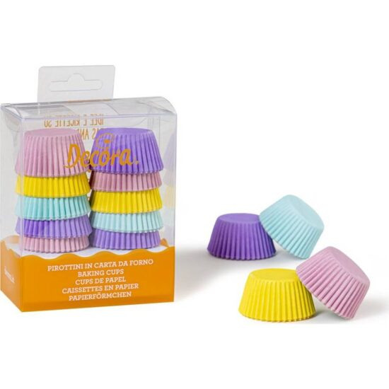Košíčky na muffiny mini pastelové 200ks